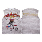 MAJESTIK 94 Vintage Sleeveless Graphic Tank Top