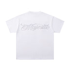 MAJESTIK Fire Skull Lightning Vintage Graphic T‑Shirt