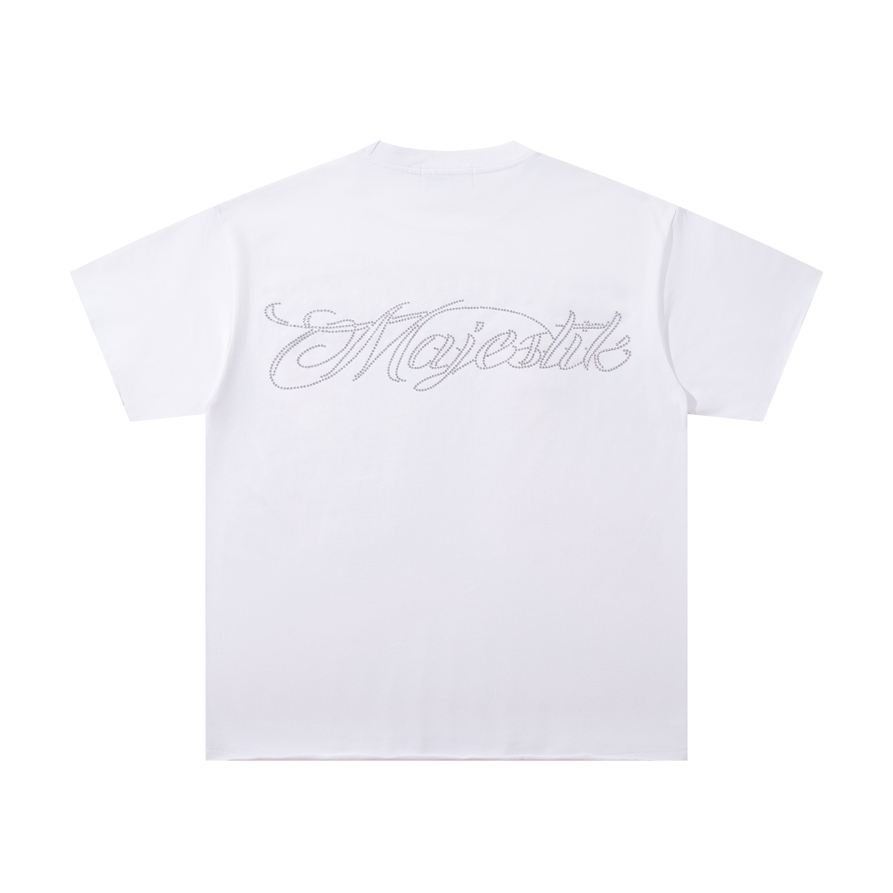 MAJESTIK Fire Skull Lightning Vintage Graphic T‑Shirt