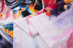 MAJESTIK Tie‑Dye Skull Graphic T‑Shirt