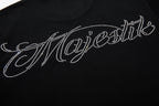 MAJESTIK VR Monkey Vintage Graphic T‑Shirt