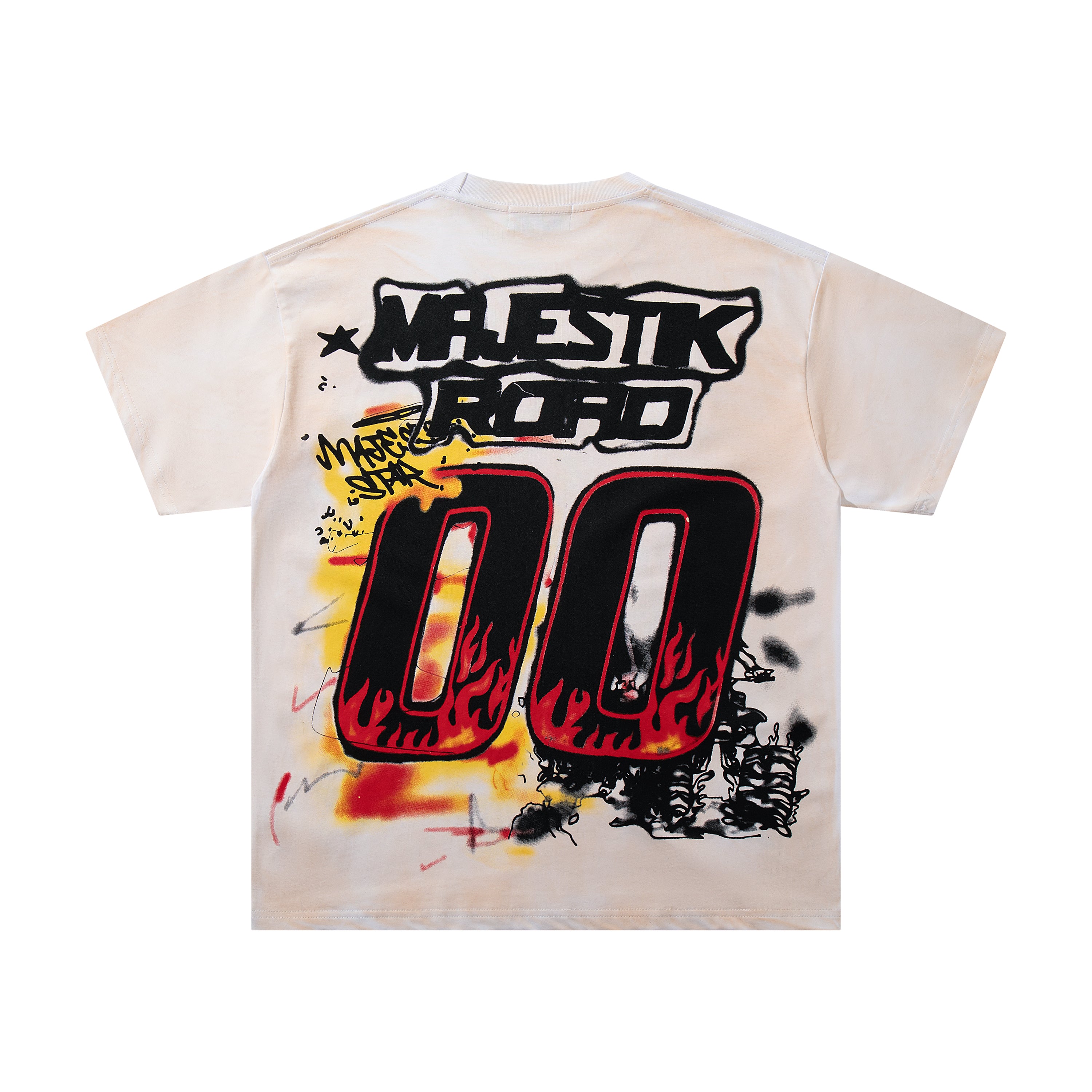 MAJESTIK Racing 00 Double‑Sided Graphic T‑Shirt