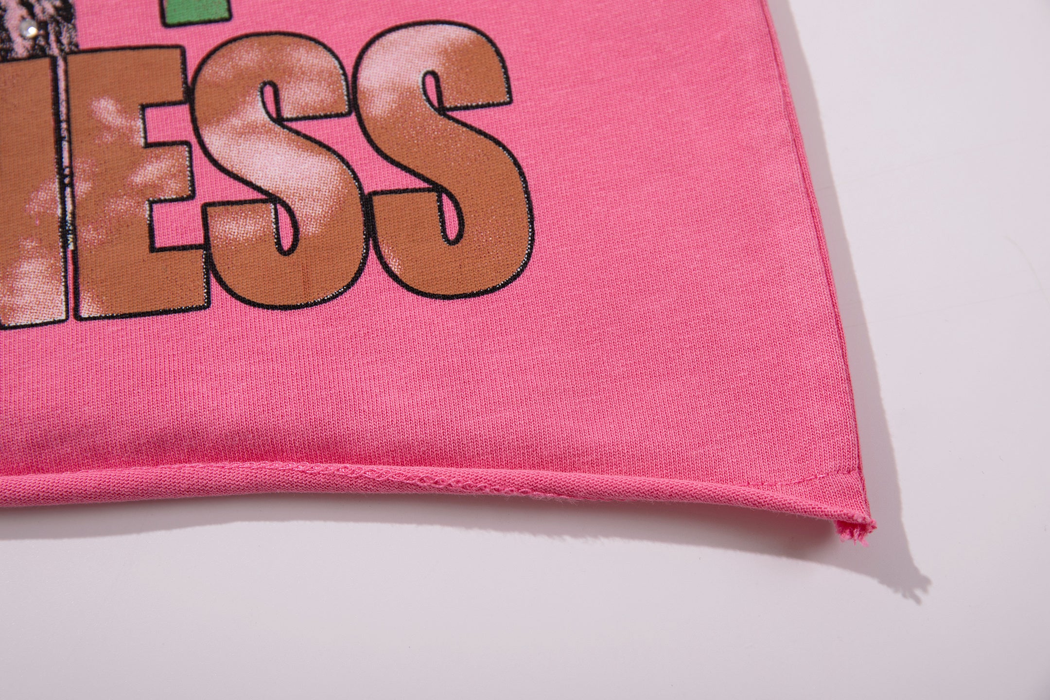 MAJESTIK Soul Light In Darkness Pink Vintage T‑Shirt