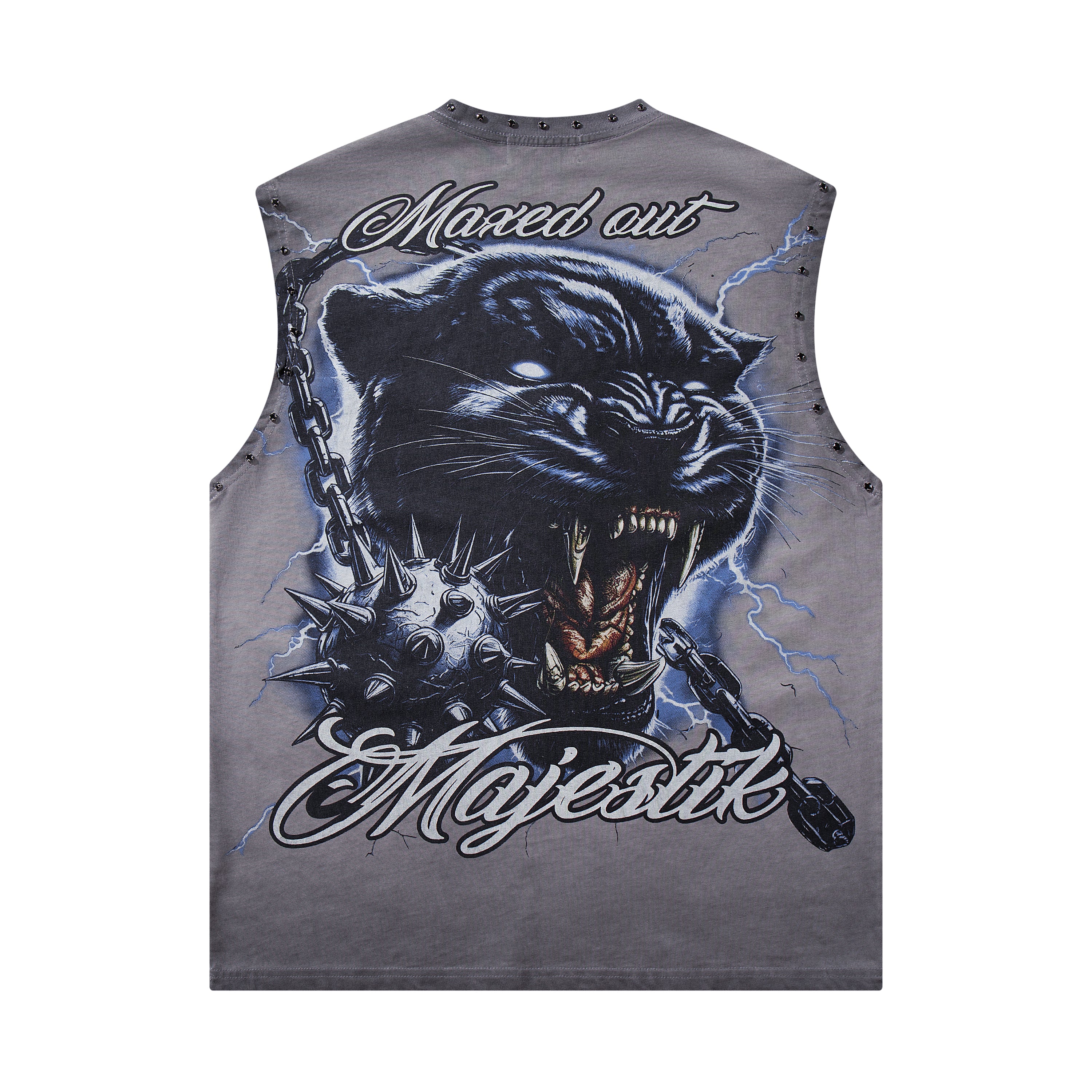 MAJESTIK Black Panther Graphic Tank Top