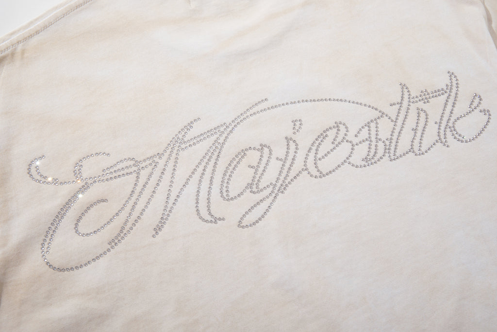 MAJESTIK Department Skeleton Driver Double‑Sided Vintage T‑Shirt