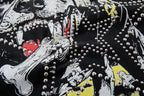 MAJESTIK Bulldog Vintage Graphic T‑Shirt