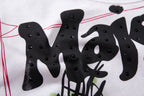 MAJESTIK Graffiti Sketch Art White Double‑Sided T‑Shirt