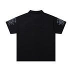MAJESTIK Global Half‑Zip Polo T‑Shirt