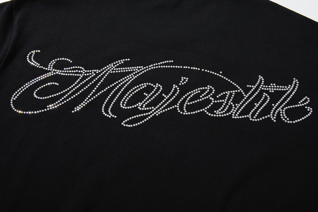 MAJESTIK Skull Hip‑Hop Vintage T‑Shirt