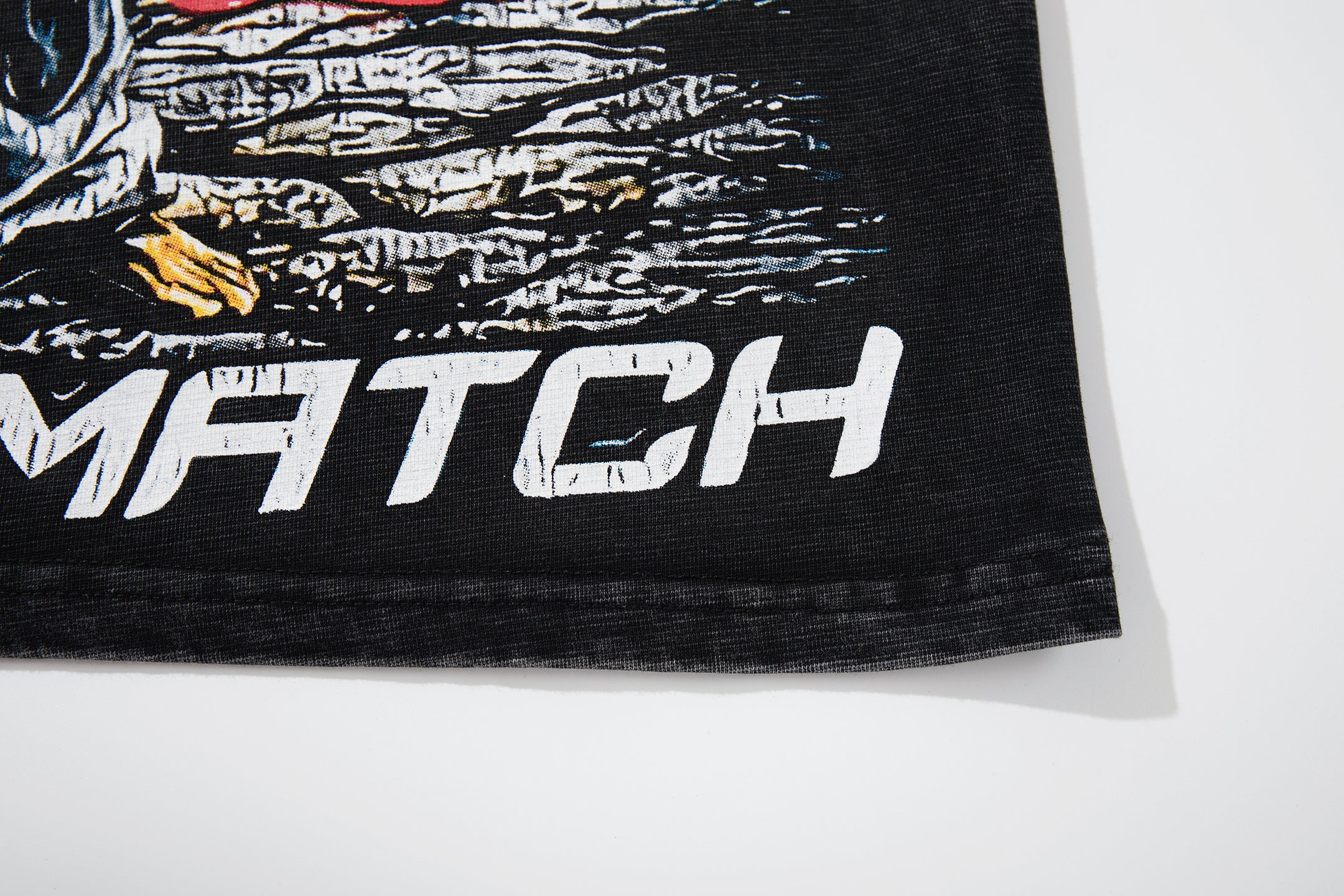 MAJESTIK The Final Match Vintage Boxing Graphic T‑Shirt