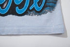 MAJESTIK Phantoms 199x Vintage Light Blue Double‑Sided T‑Shirt