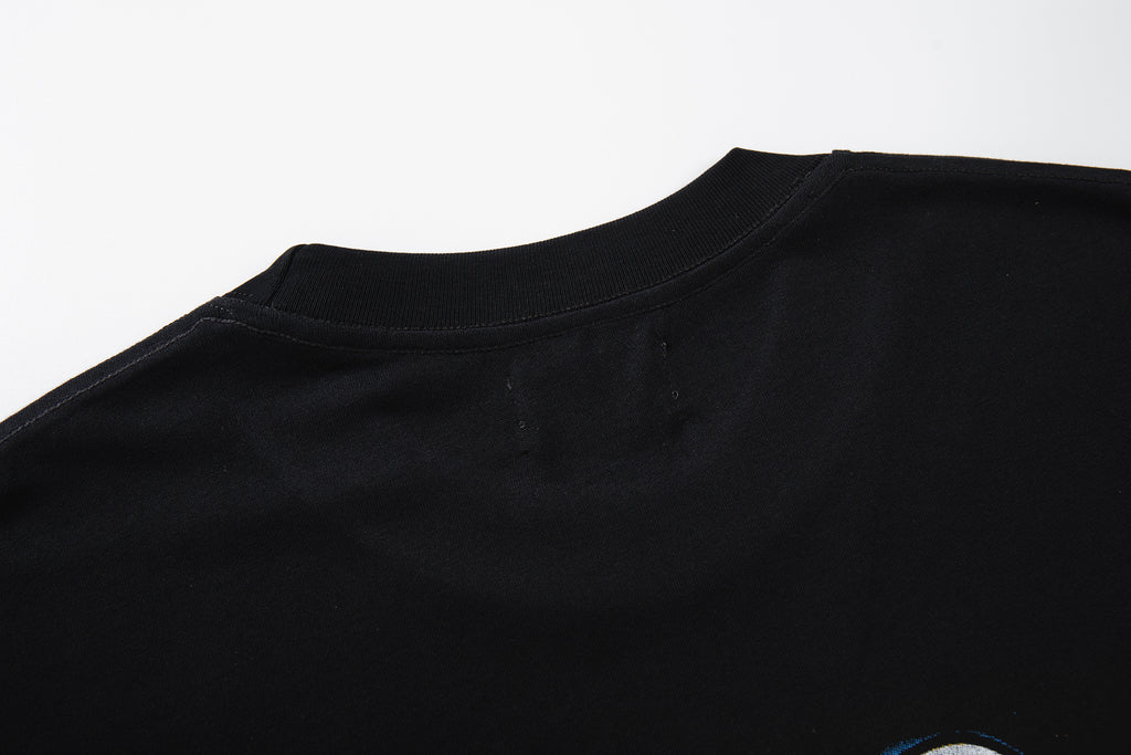 MAJESTIK Dual‑Sided Vintage Football Graphic T‑Shirt