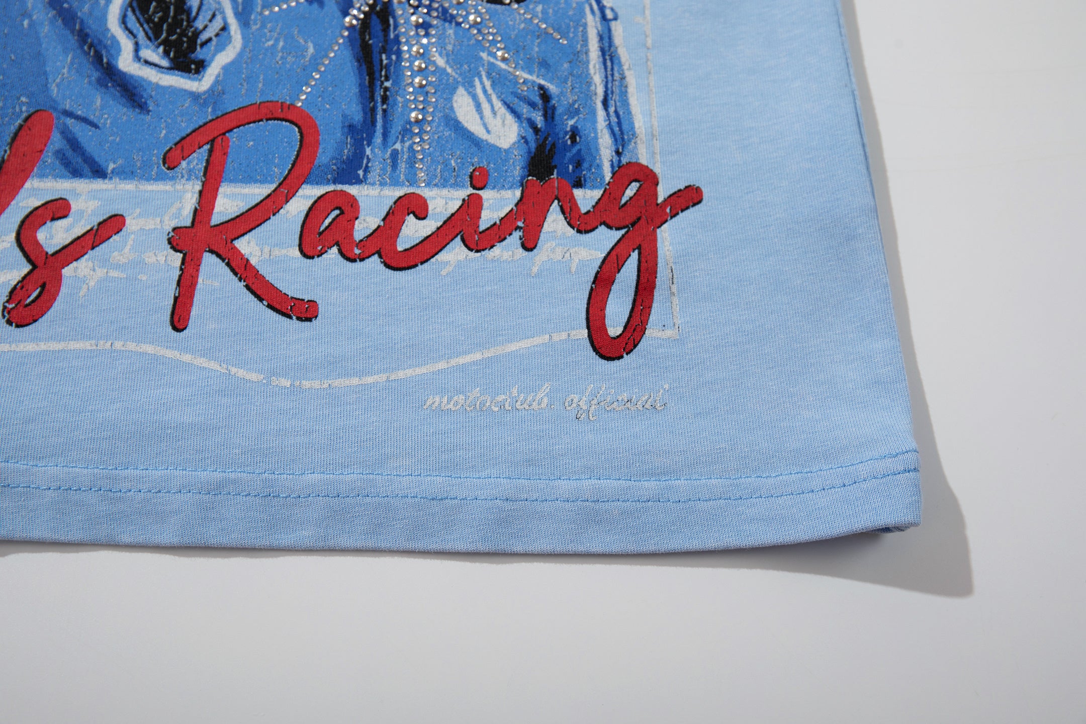 MAJESTIK Legends Racing Tour Light Blue T‑Shirt
