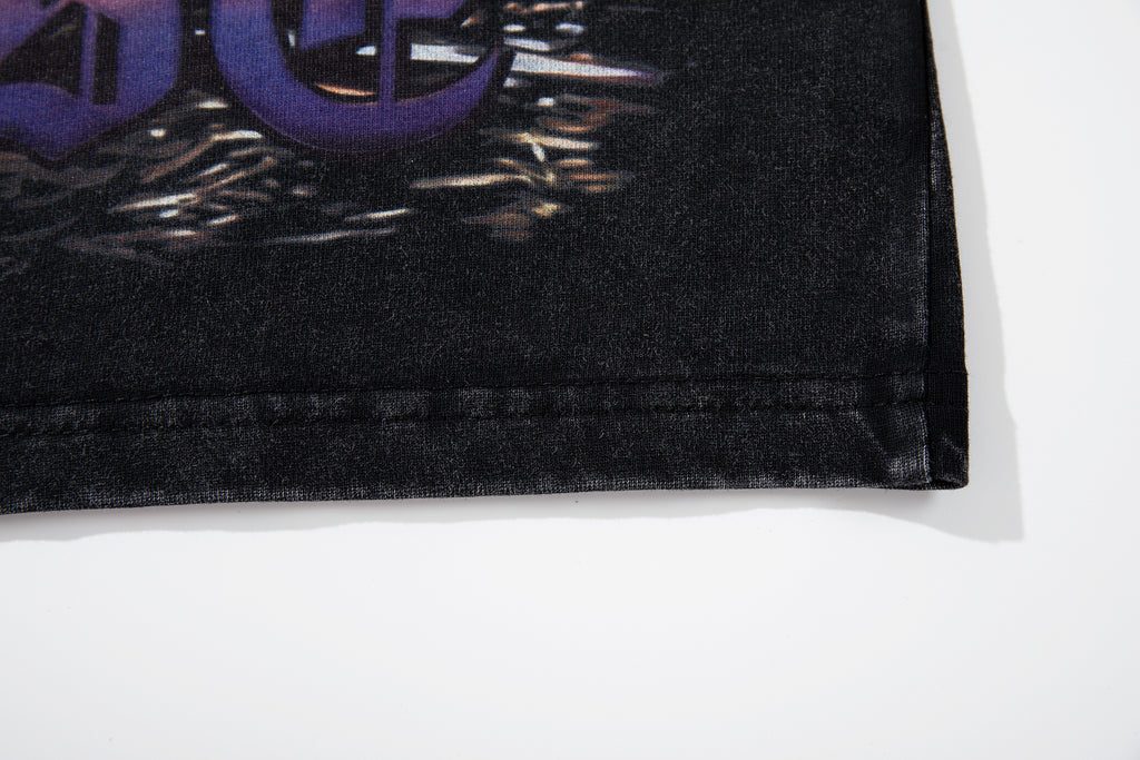 MAJESTIK Eagle Train Graphic Short‑Sleeve T‑Shirt