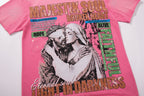 MAJESTIK Soul Light In Darkness Pink Vintage T‑Shirt