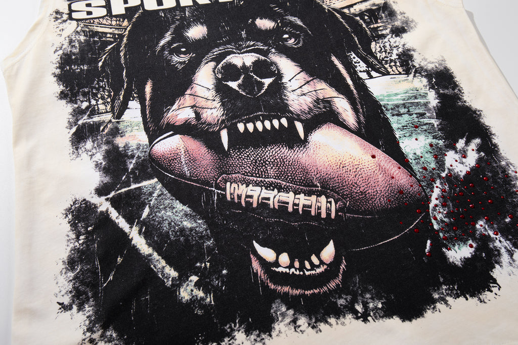 MAJESTIK Rottweiler All‑City Tour Vintage Sleeveless Tank Top