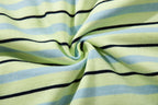 MAJESTIK XX Global Striped Half‑Zip Polo T‑Shirt
