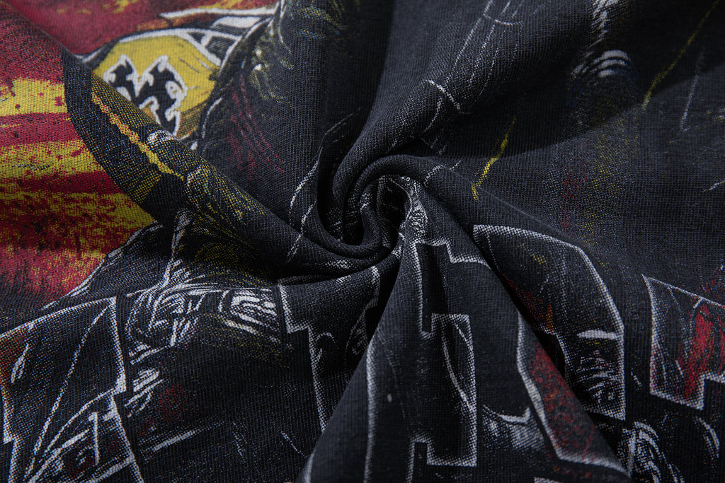 MAJESTIK Dirt Bike Vintage Graphic T‑Shirt
