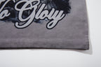 MAJESTIK Black Panther Skull Vintage Grey Double‑Sided T‑Shirt