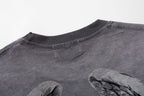 MAJESTIK Relentless Cross Wings Vintage T‑Shirt