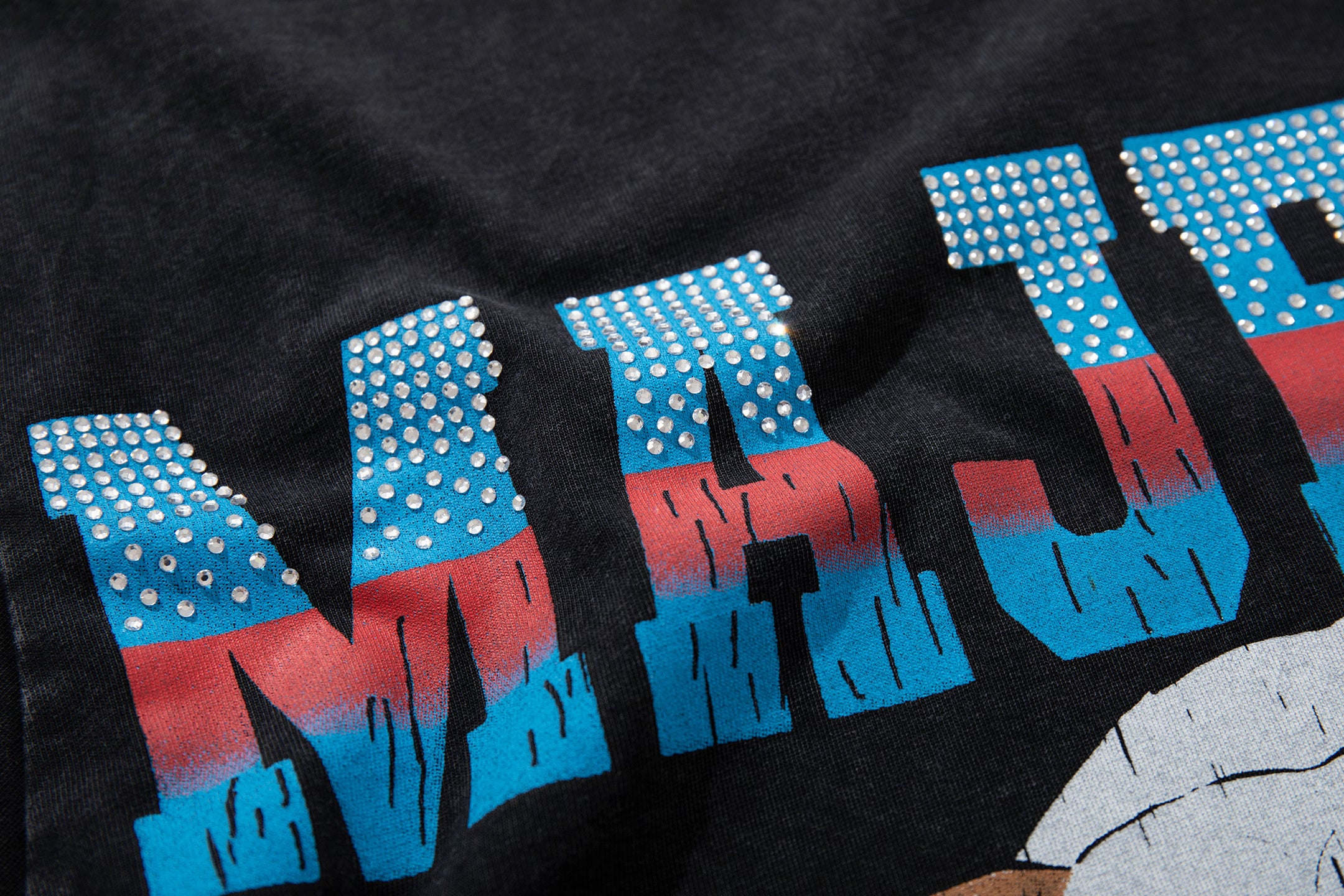 MAJESTIK Bulldog Billiard Vintage T‑Shirt