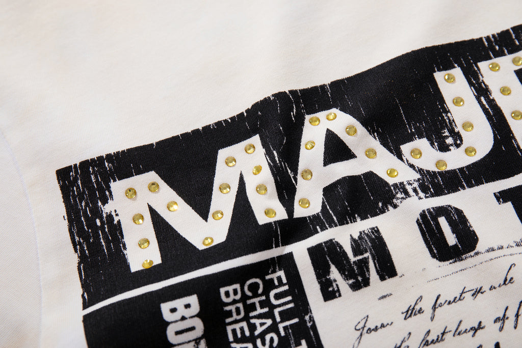 MAJESTIK Motor Club Collage Vintage T‑Shirt