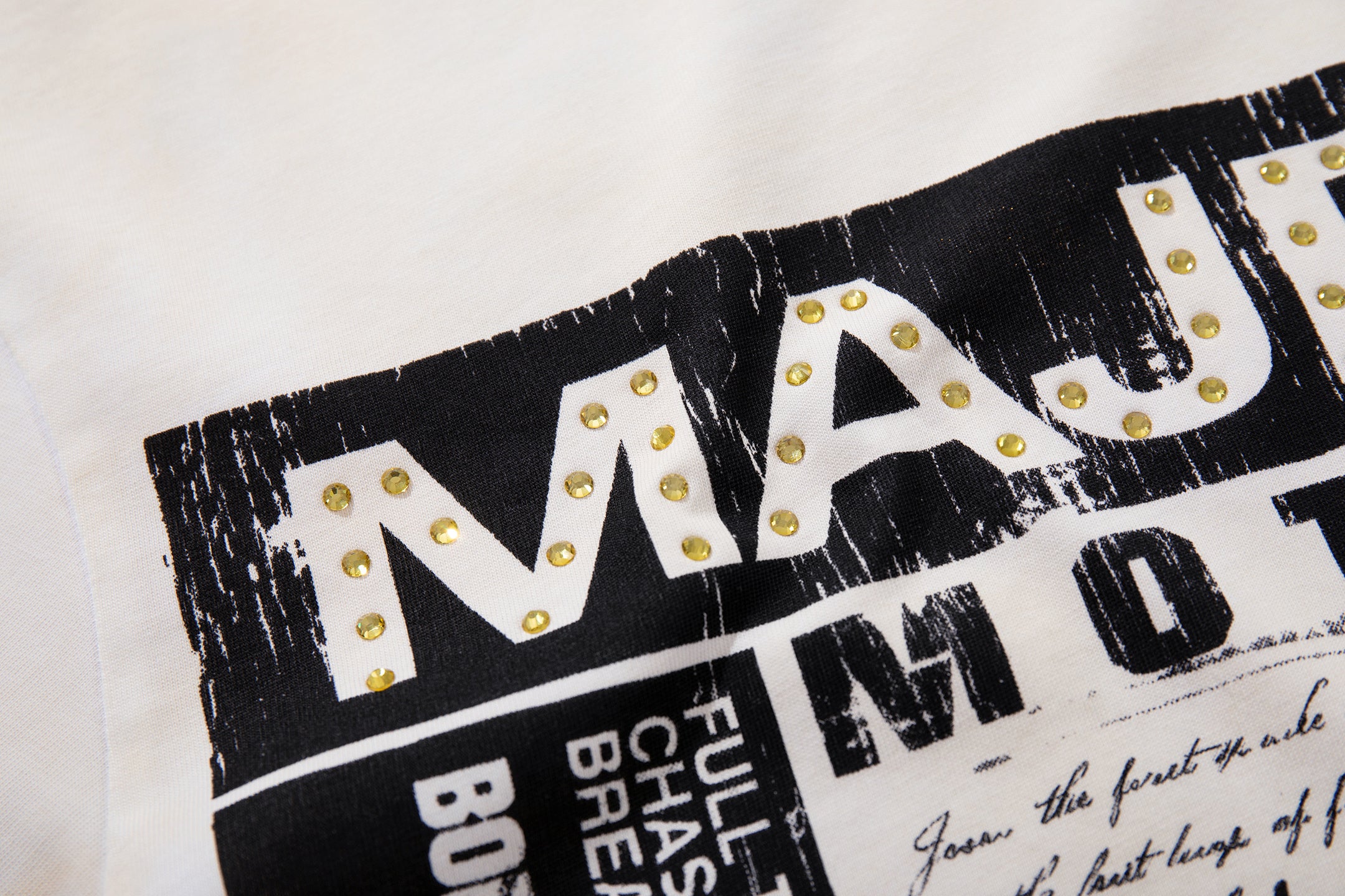 MAJESTIK Motor Club Collage Vintage T‑Shirt