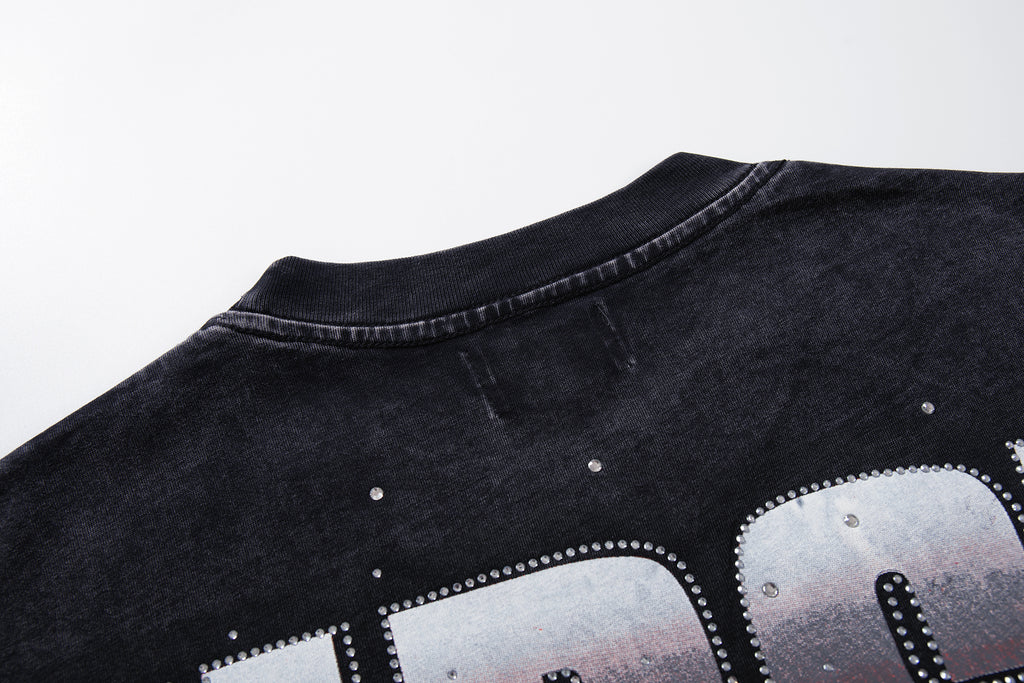 MAJESTIK Skull Racer Double‑Sided Vintage T‑Shirt