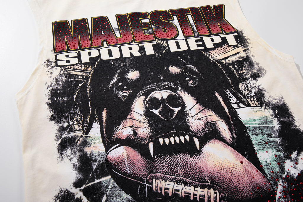 MAJESTIK Rottweiler All‑City Tour Vintage Sleeveless Tank Top
