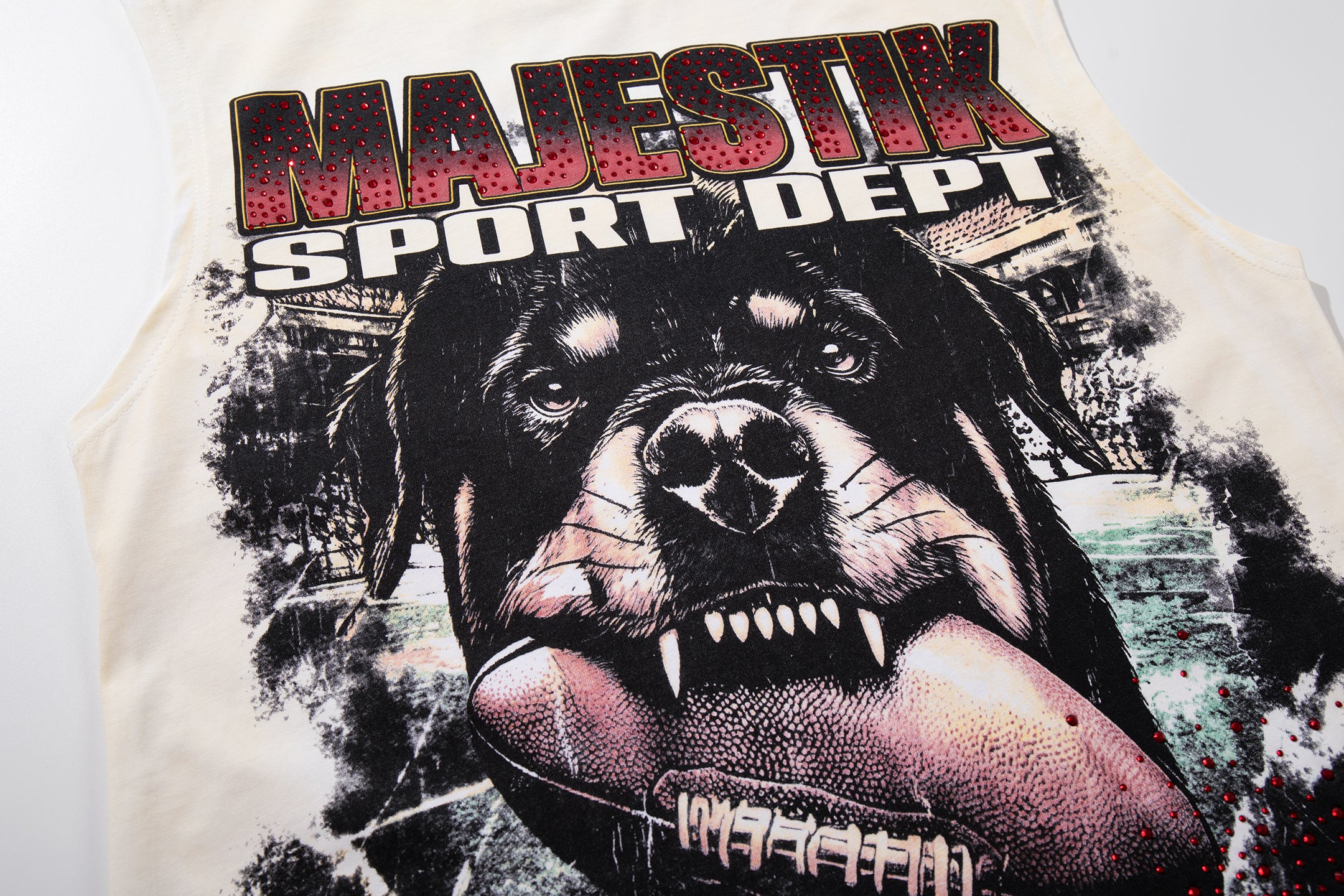 MAJESTIK Rottweiler All‑City Tour Vintage Sleeveless Tank Top