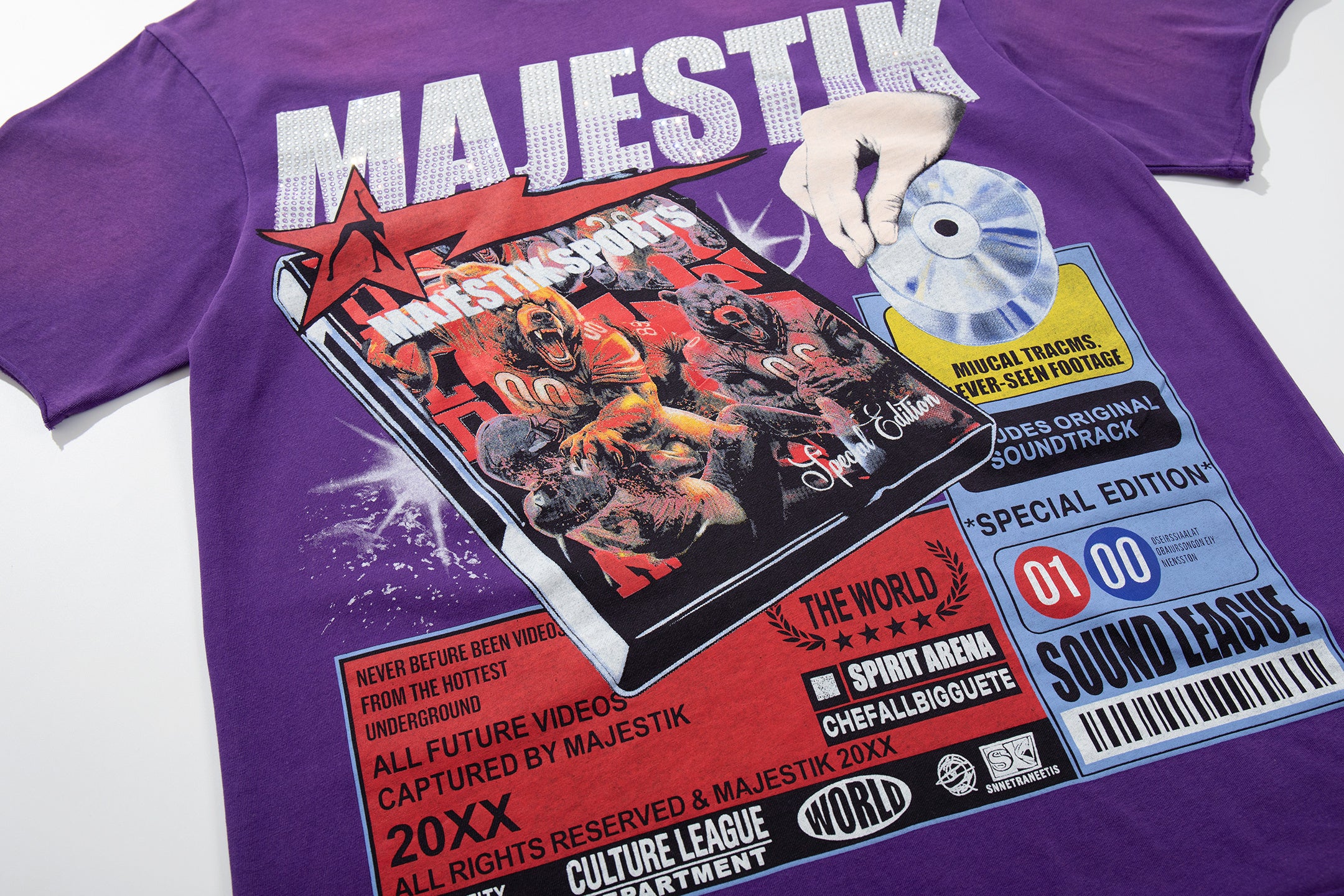 MAJESTIK Tour CD Album Vintage T‑Shirt