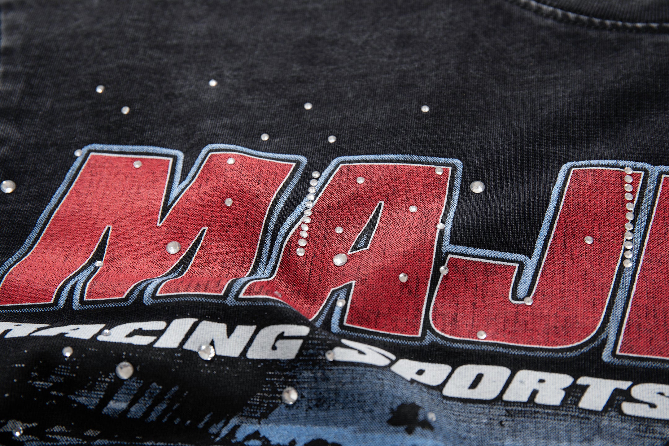 MAJESTIK Racing Car Vintage T‑Shirt