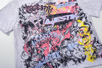 MAJESTIK Fearless Graffiti Chaos Double‑Sided Vintage T‑Shirt