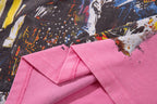 MAJESTIK Western Cowboy Vintage Pink T‑Shirt
