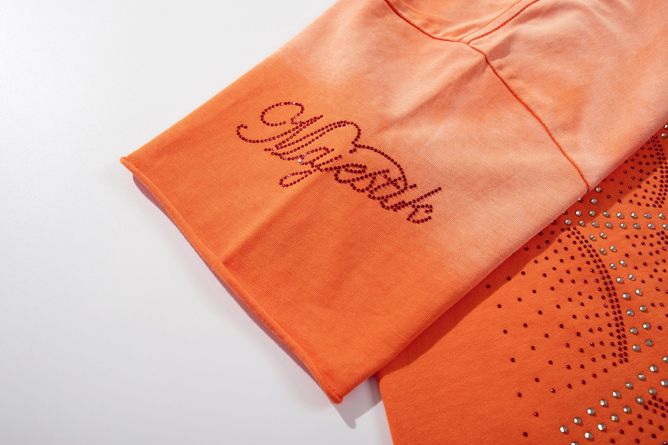 MAJESTIK Spider Web Gradient Short‑Sleeve T‑Shirt
