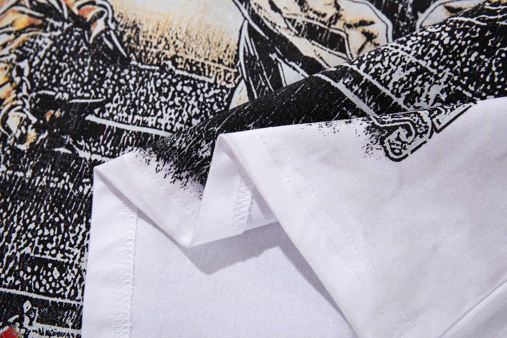 MAJESTIK Eagle Football Double‑Sided Vintage T‑Shirt