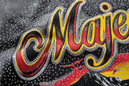 MAJESTIK Wild Horses Live Free Double‑Sided Vintage T‑Shirt
