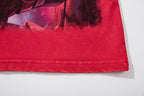 MAJESTIK Football Monster Vintage Red Double‑Sided T‑Shirt