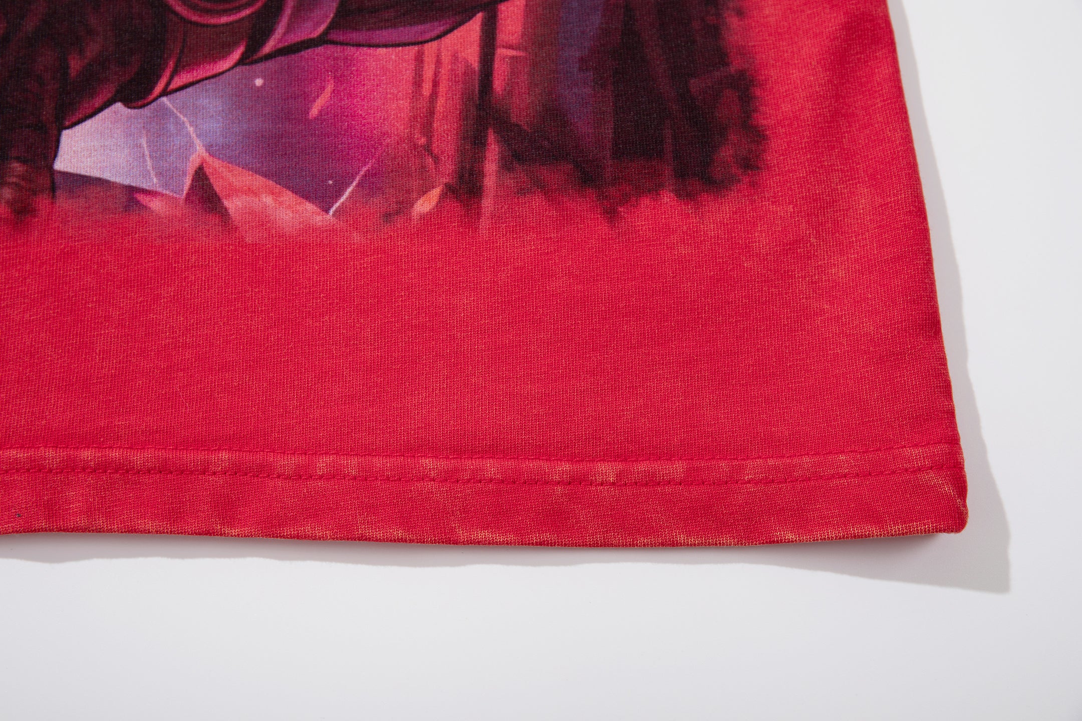 MAJESTIK Football Monster Vintage Red Double‑Sided T‑Shirt