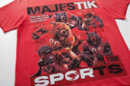 MAJESTIK Lock In Take Over Sports Vintage T‑Shirt