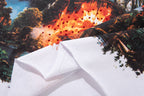 MAJESTIK Jungle Skull Vintage Graphic T‑Shirt