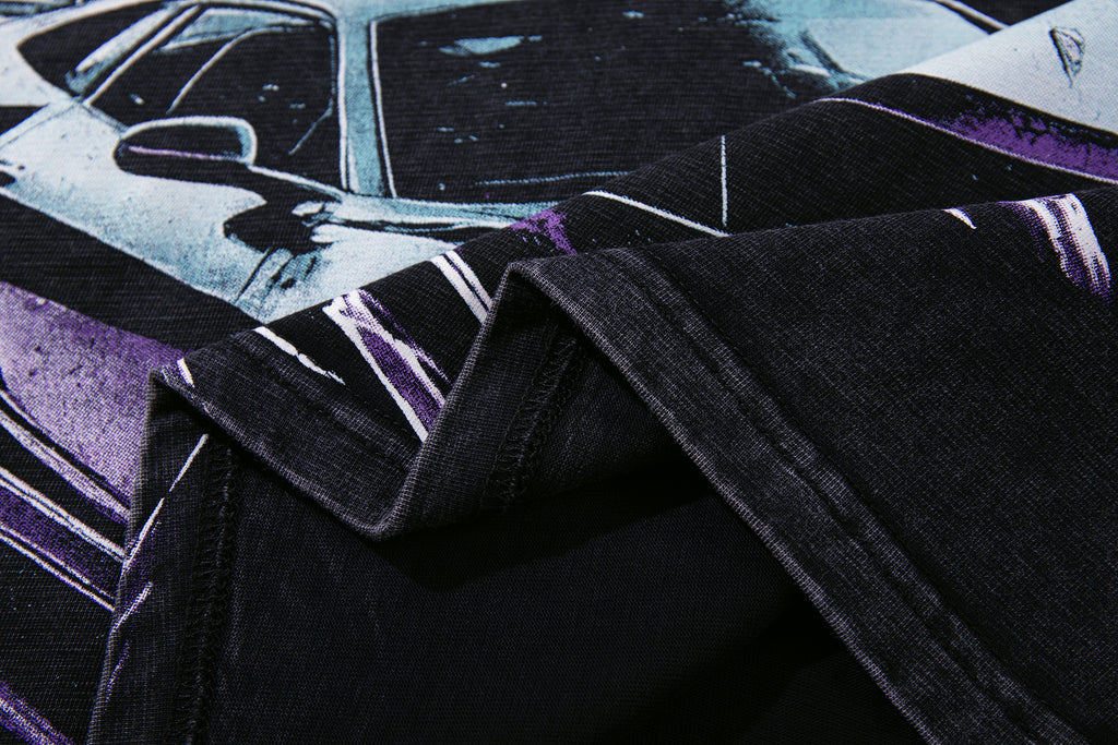 MAJESTIK Metal Concert Sports Car Double‑Sided Vintage T‑Shirt