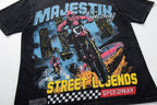 MAJESTIK Street Legends Motocross Vintage T‑Shirt