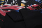MAJESTIK Retro Racing Graphic T‑Shirt