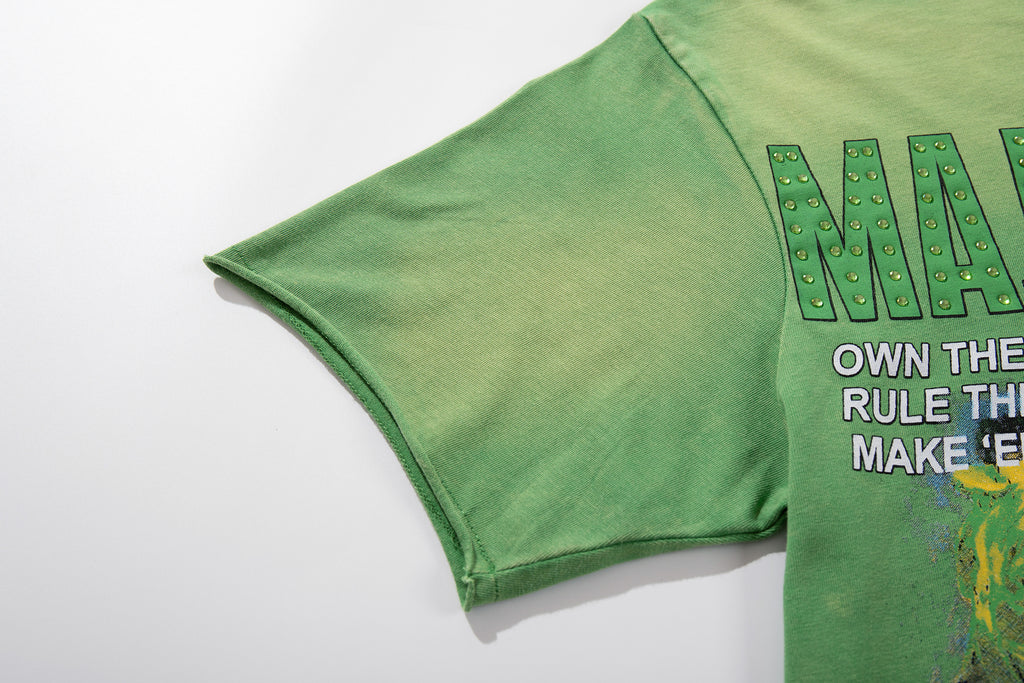 MAJESTIK Bad News Lock In Take Over Vintage T‑Shirt