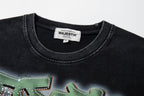 MAJESTIK Football Player Double‑Sided Vintage T‑Shirt
