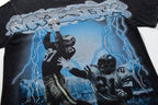 MAJESTIK Football Catch Double‑Sided Vintage T‑Shirt