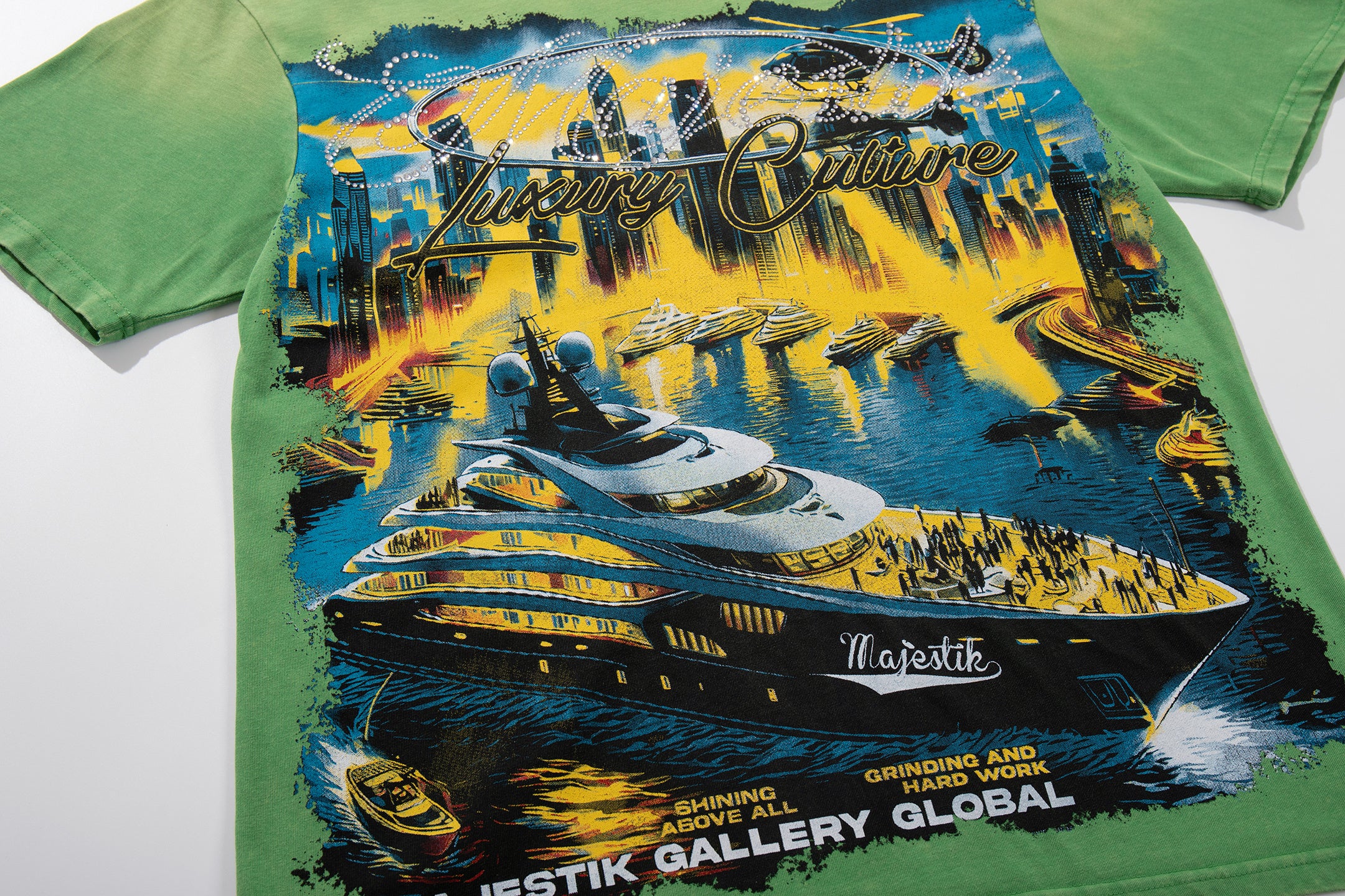 MAJESTIK Tour City Night Vintage T‑Shirt