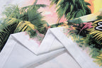 MAJESTIK Tropical Skull Double‑Sided Graphic T‑Shirt