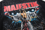 MAJESTIK The Final Match Vintage Boxing Graphic T‑Shirt